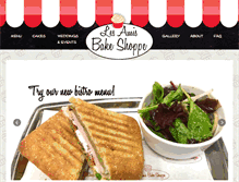 Tablet Screenshot of lesamisbakeshoppe.com